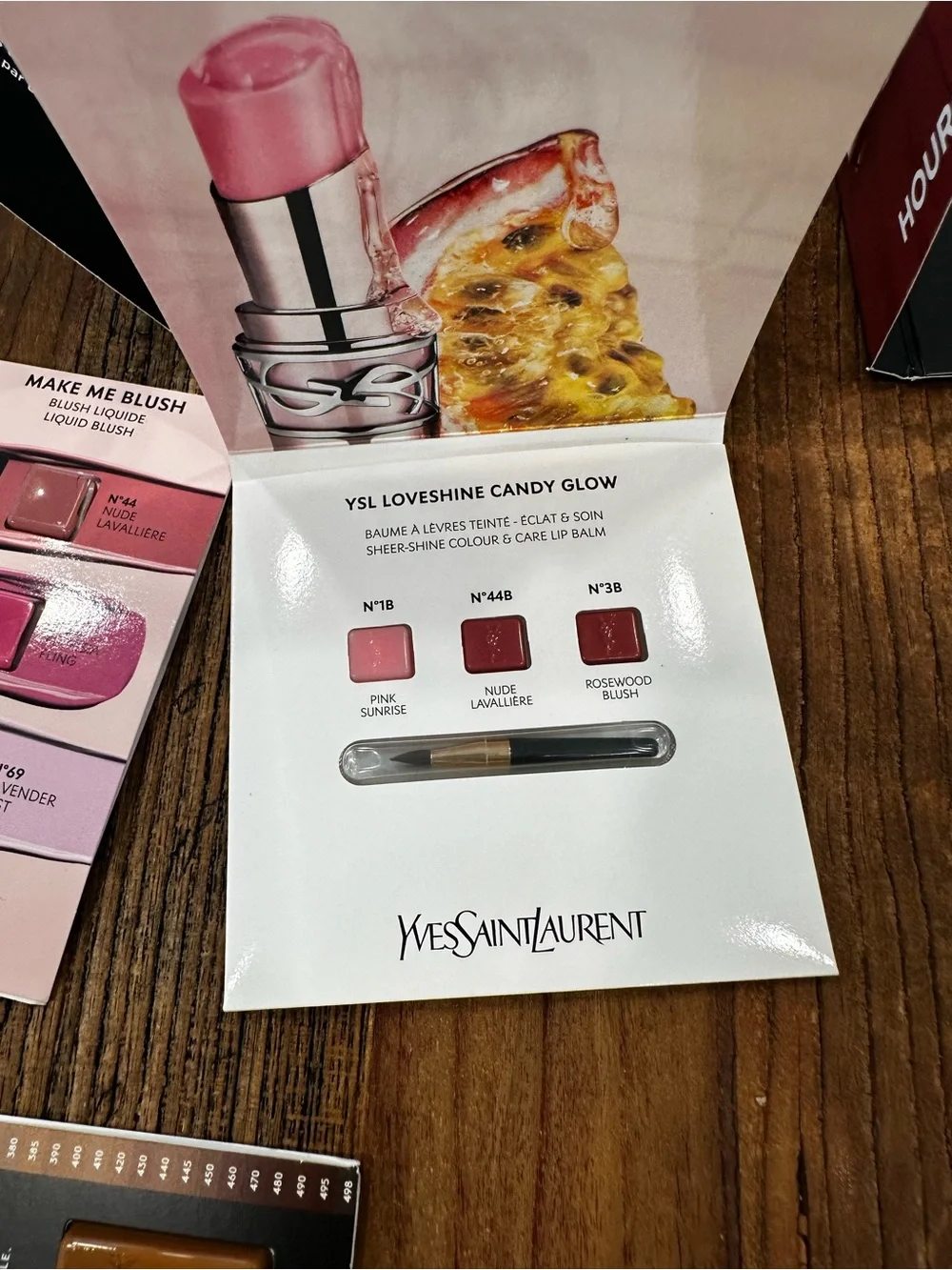 Yves Saint Laurent Lipstick & Lip Gloss Samples - Pink